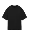 Amiri Tonal Logo Oversized Cotton T-shirt In Black
