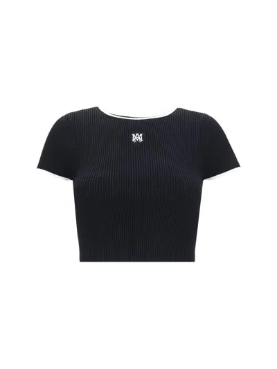 Amiri Short-sleeved T-shirt In Black