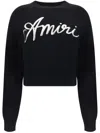 Amiri Logo-embroidered Jumper In ブラック