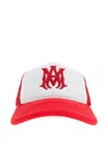 Amiri Logo-embroidered Mesh Trucker Cap In White