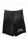 Amiri Logo-embroidered Silk Shorts In Black