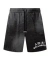 Amiri Logo-embroidered Silk Shorts