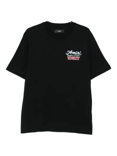 AMIRI LOGO-EMBROIDERED T-SHIRT