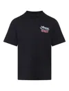 Amiri Mens Neon Lights Graphic-print Cotton T-shirt Black Xl In Black