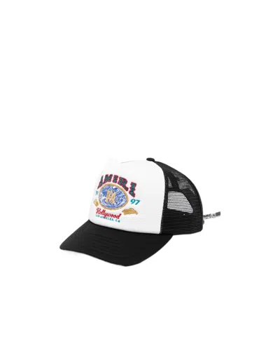 Amiri Logo Embroidered Trucker Cap In Multi