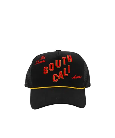 AMIRI AMIRI LOGO EMBROIDERED TRUCKER HAT