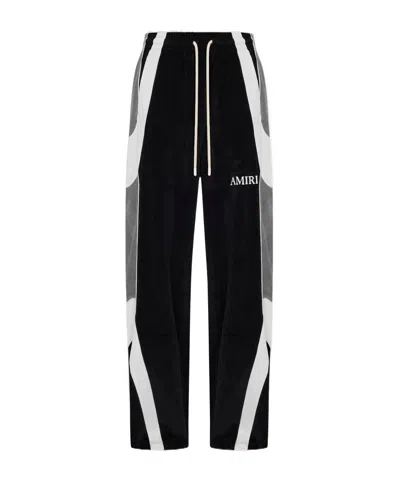 Amiri Logo-embroidery Track Pants In Black
