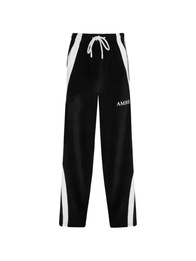 Amiri Logo-embroidery Track Pants In Black