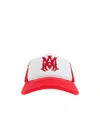 Amiri Logo-embroidered Mesh Trucker Cap In White