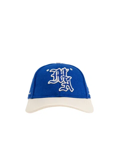 Amiri Ma Spirit Logo-embroidered Cap In Blue
