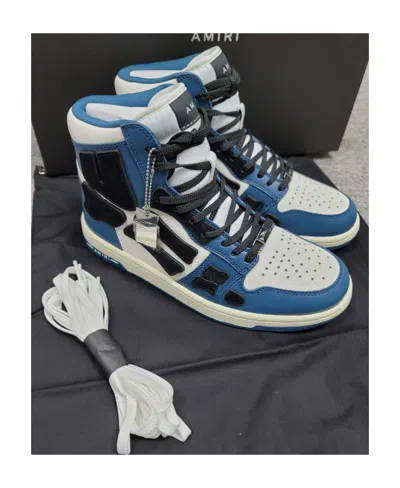 Amiri Logo High-top Casual Shoes In Multicolor