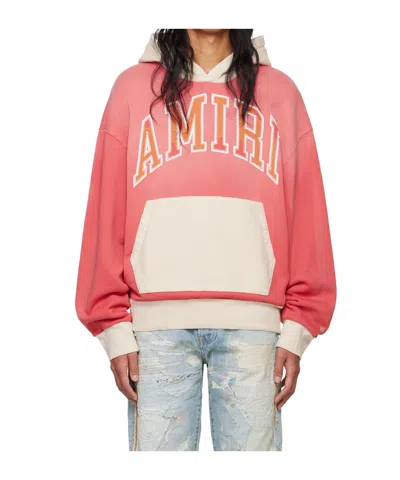 Amiri Logo Hooded Sweater In Multicolor
