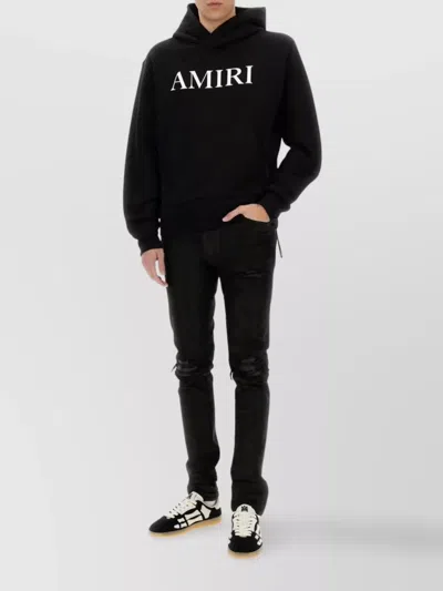 Amiri Logo Hooded Sweatshirt Kangaroo Pocket