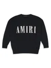 Amiri Logo-intarsia Sweater In Black