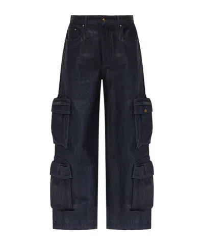 AMIRI AMIRI WAXED BAGGY CARGO JEANS