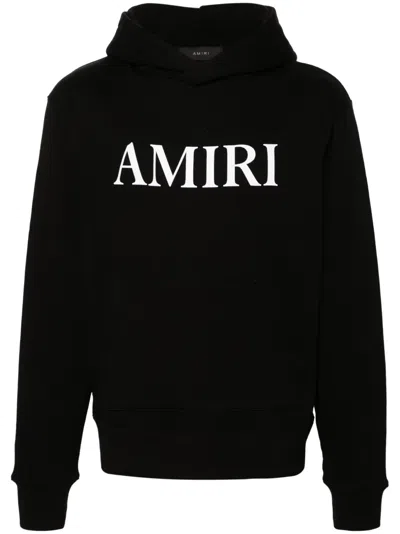 Amiri Mx1 Italian Stretch Denim Jeans With Leather Inserts In Black