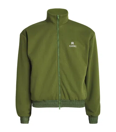 Amiri Logo Lounge Track Jacket In Green