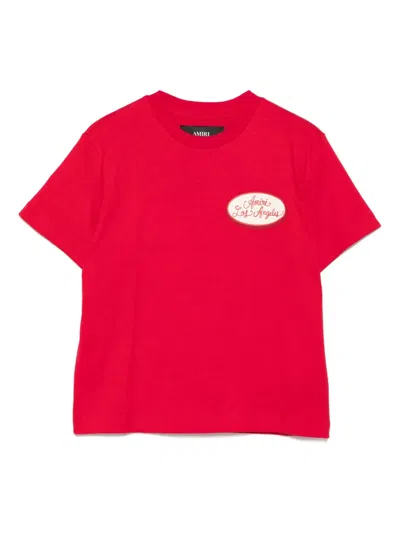 Amiri Logo-patch Cotton T-shirt