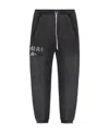 Amiri Logo Patch Drawstring Sweatpants In Black