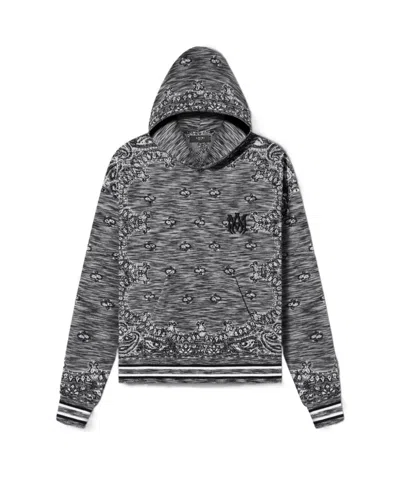 Amiri Logo-patch Pullover Hoodie In Black