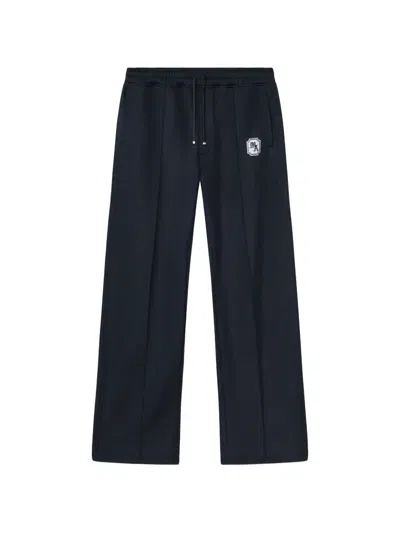 Amiri Logo-patch Straight Trousers In Multi