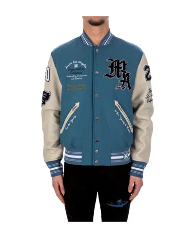AMIRI PATCH-DETAIL VARSITY JACKET