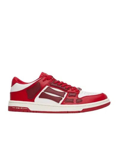 AMIRI LOGO PATTERN LOW-CUT SKATE SHOES
