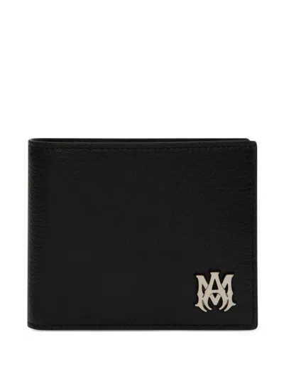 Amiri Logo-plaque Leather Wallet In Black