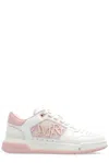 Amiri Classic Low Sneakers In White Leather In Pink