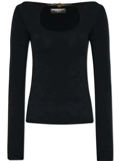 AMIRI LOGO-PLAQUE TOP