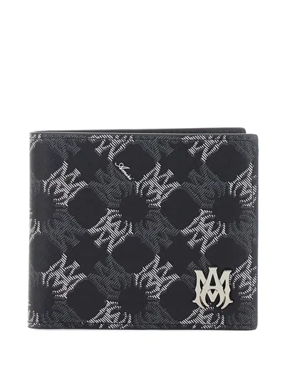 Amiri Logo-plaque Wallet In Black