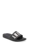Amiri Logo Pool Slide Sandal In Black