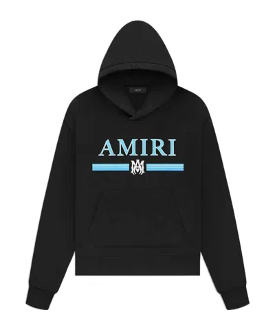 Amiri Logo-print Cotton Hoodie In Black