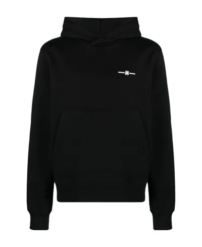 Amiri Logo-print Cotton Hoodie In Black