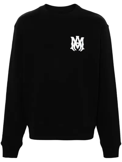 Amiri Men Black Cotton Ma Core Logo Sweatshirt