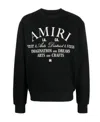 Amiri Arts District Cotton Sweatshirt In Black