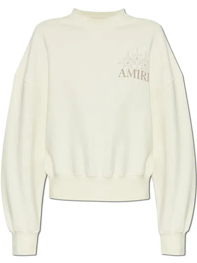 AMIRI LOGO-PRINT COTTON SWEATSHIRT