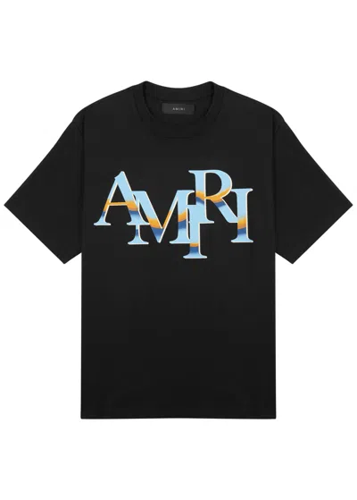 AMIRI LOGO-PRINT COTTON T-SHIRT