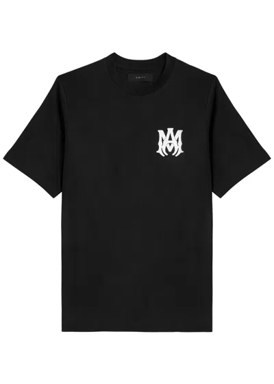 Amiri Logo-print Cotton T-shirt In Black