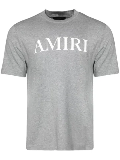 Amiri Core Logo Crew Neck T-shirt In Gray