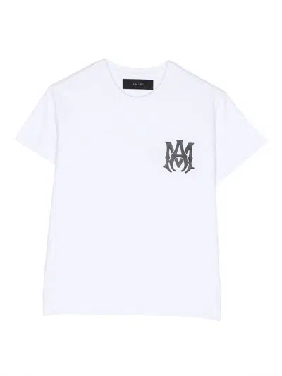 Amiri Logo-print T-shirt In Weiss
