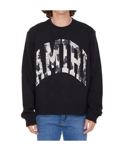 Amiri Logo-print Detail Sweatshirt In Black