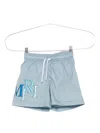 Amiri Logo-print Drawstring Swim Shorts In Blue