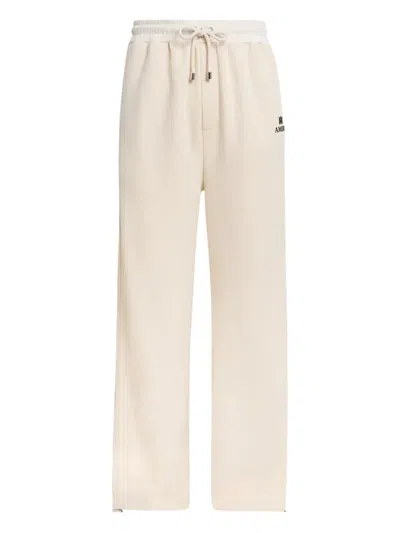 AMIRI LOGO-PRINT DRAWSTRING TRACK PANTS