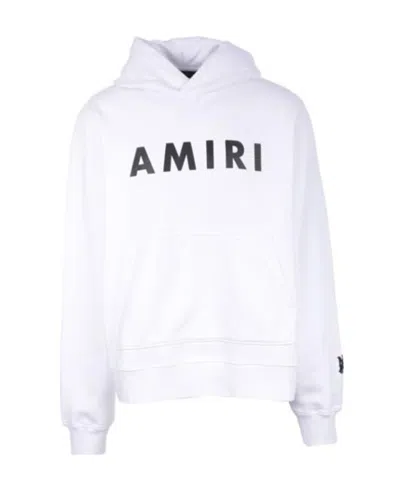 Amiri Logo-print Hoodie In White