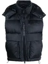 Amiri Logo-print Padded Gilet In Black
