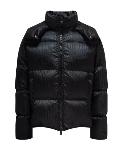 Amiri Logo-print Padded Jacket In Black