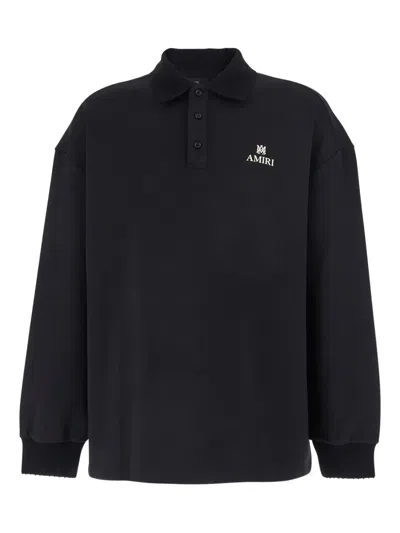 AMIRI MA OVERSIZED LONG SLEEVE POLO