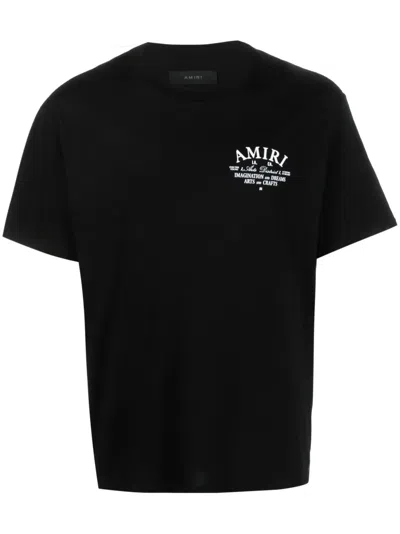 AMIRI ARTS DISTRICT LOGO-PRINT SHORT-SLEEVE T-SHIRT