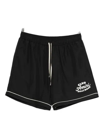 AMIRI LOGO-PRINT SHORTS